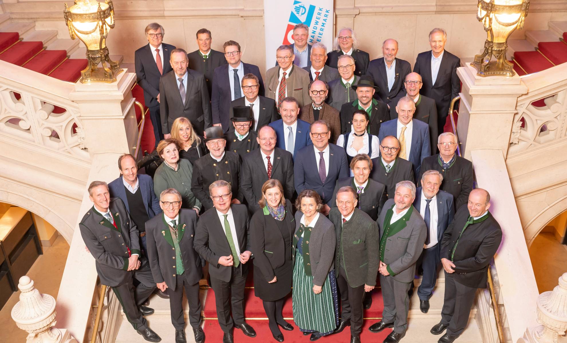 Gruppenfoto von der Verleihung der Meisterbriefe